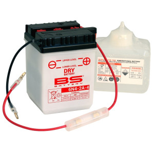 Batterie BS BATTERY conventionnelle avec pack acide - 6N4-2A-4 (6V)