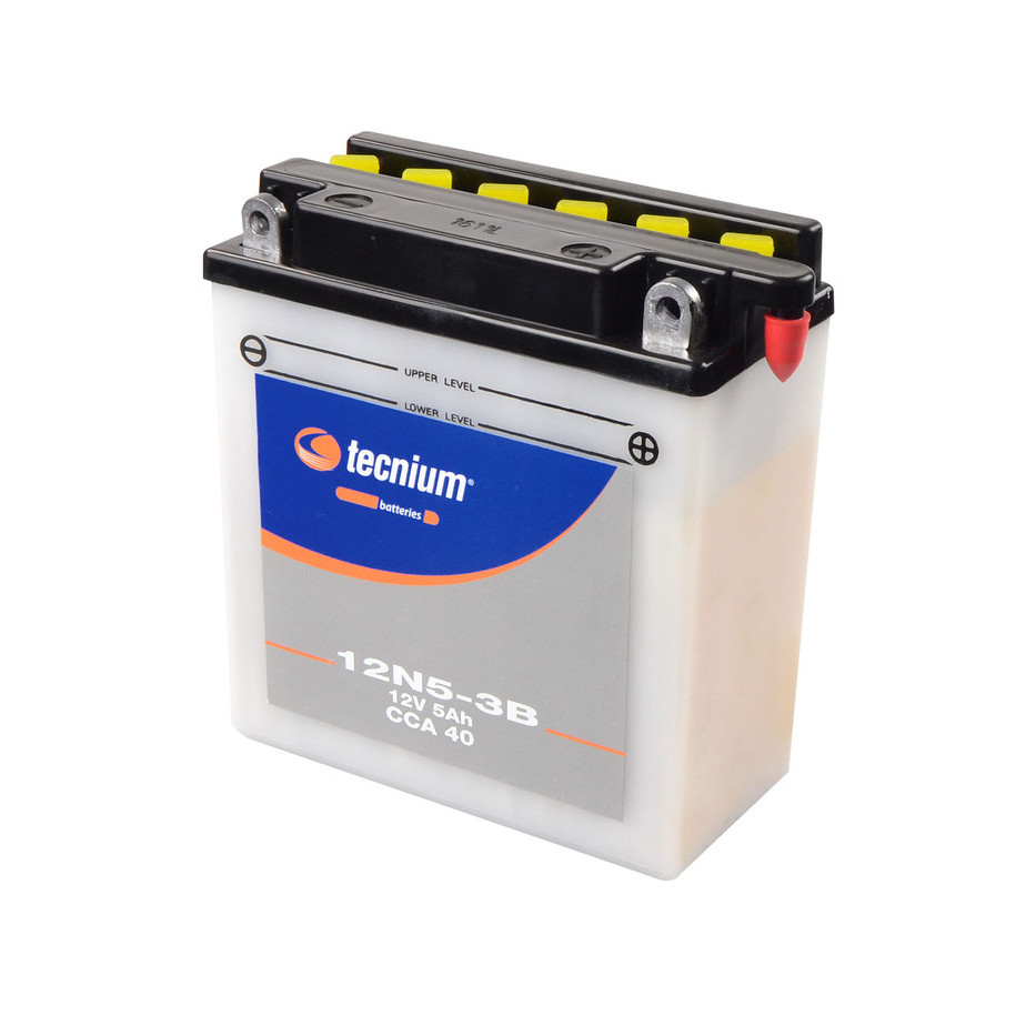 Batterie TECNIUM conventionnelle avec pack acide - 12N5-3B
