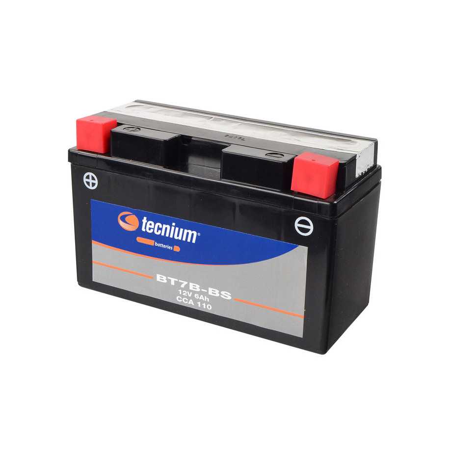 Batterie TECNIUM sans entretien avec pack acide - BT7B-BS