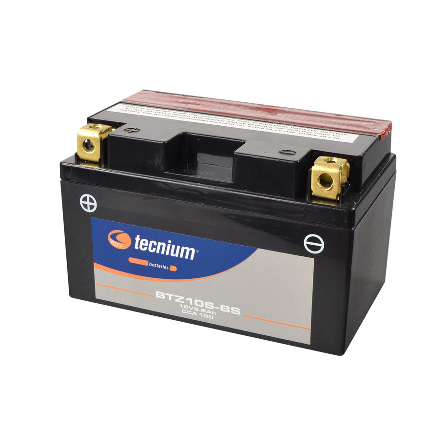 Batterie TECNIUM sans entretien avec pack acide - BTZ10S-BS
