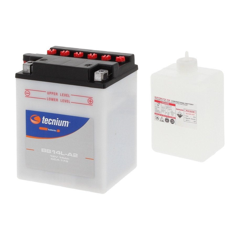 Batterie TECNIUM conventionnelle avec pack acide - BB14L-A2