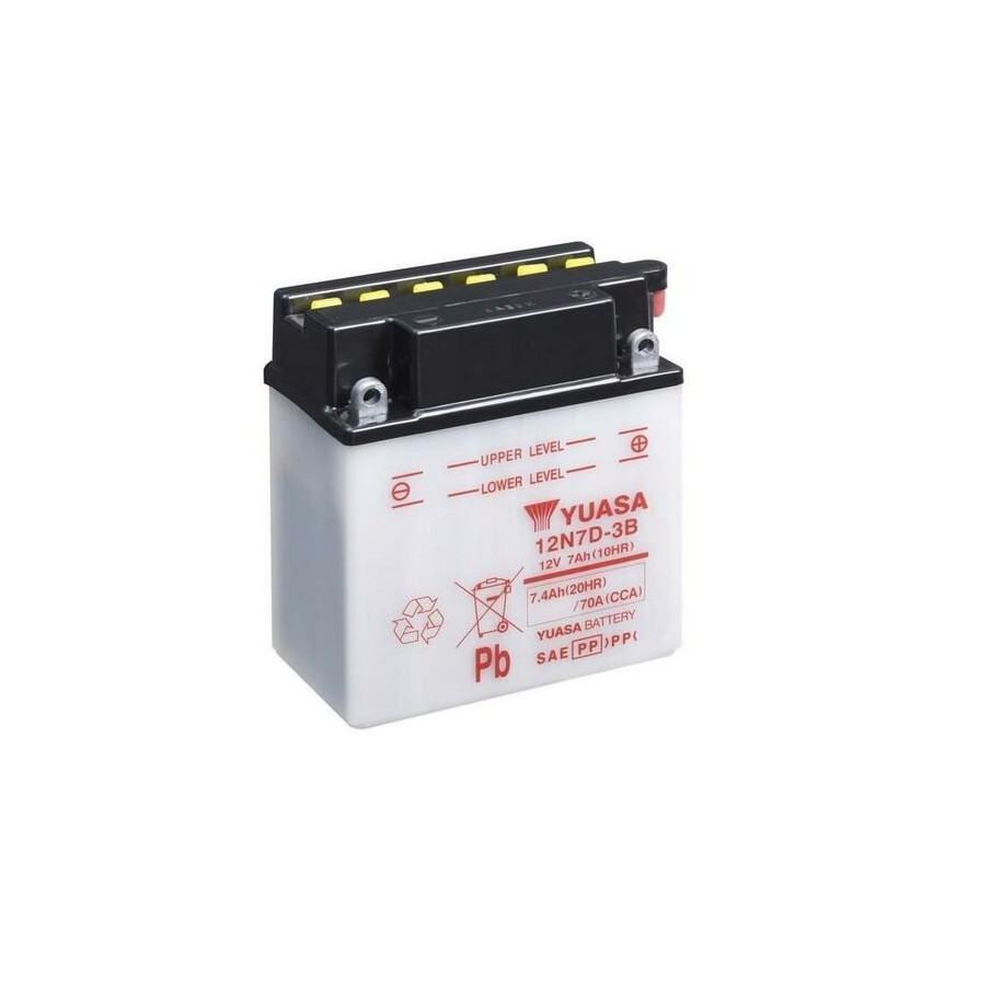 Batterie YUASA conventionnelle sans pack acide - 12N7D-3B