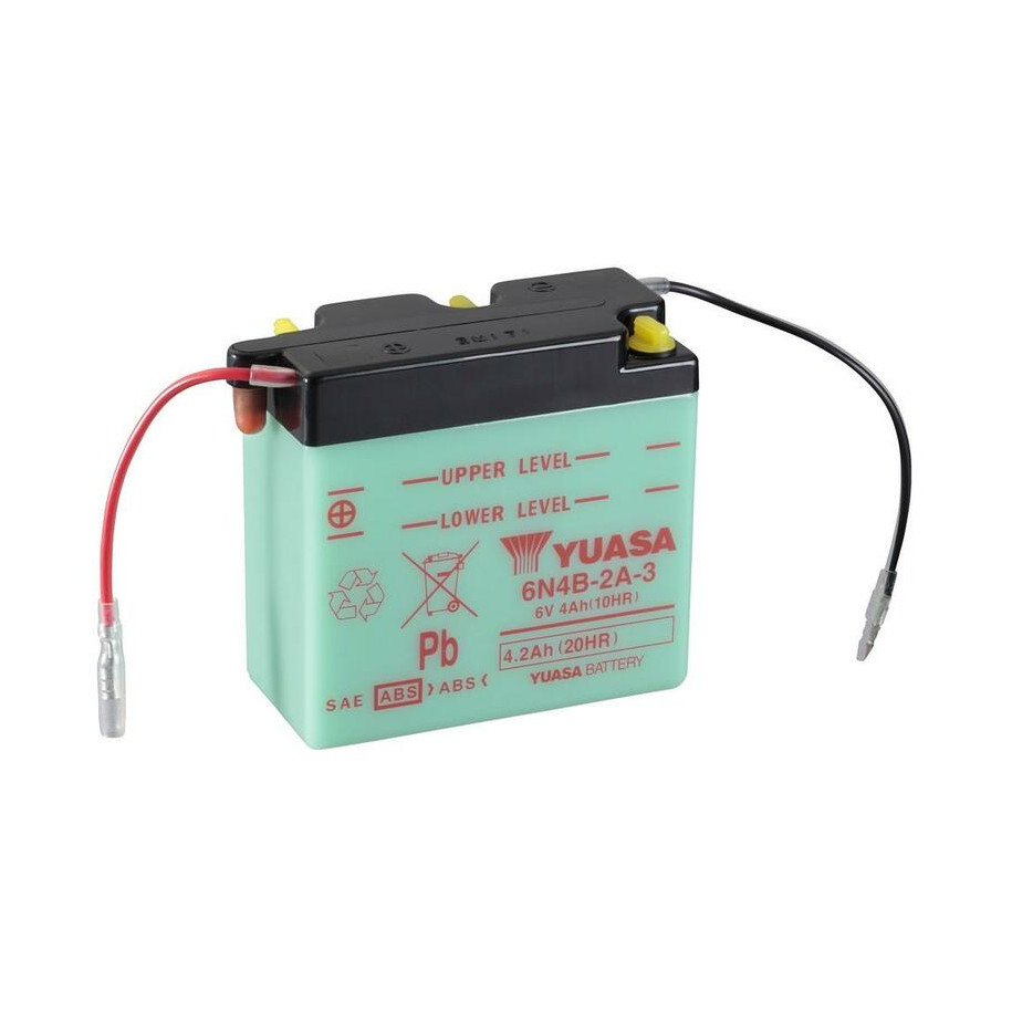 Batterie YUASA conventionnelle sans pack acide - 6N4B-2A-3