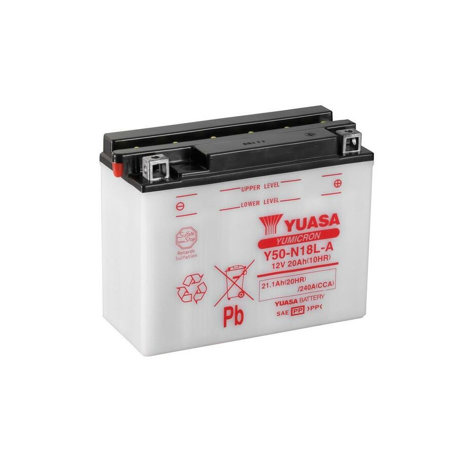 Batterie YUASA conventionnelle sans pack acide - Y50-N18L-A