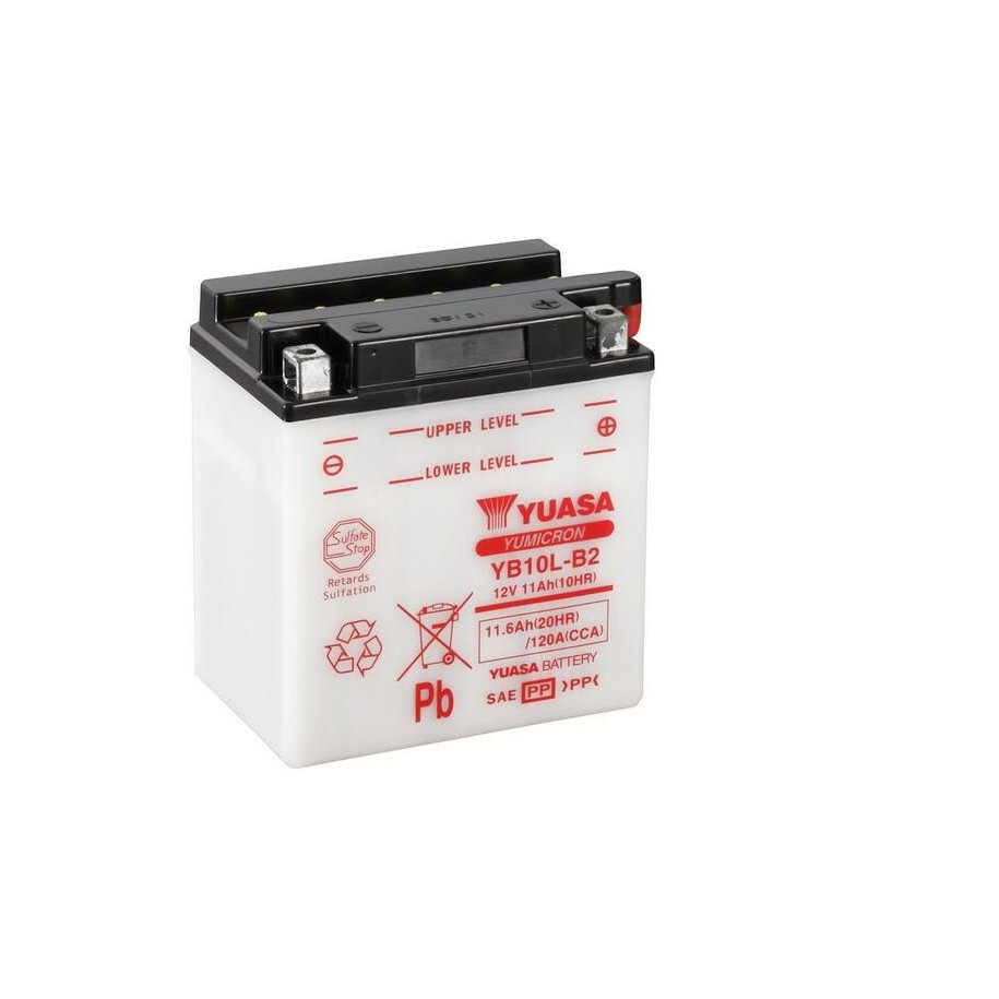 Batterie YUASA conventionnelle sans pack acide - YB10L-B2