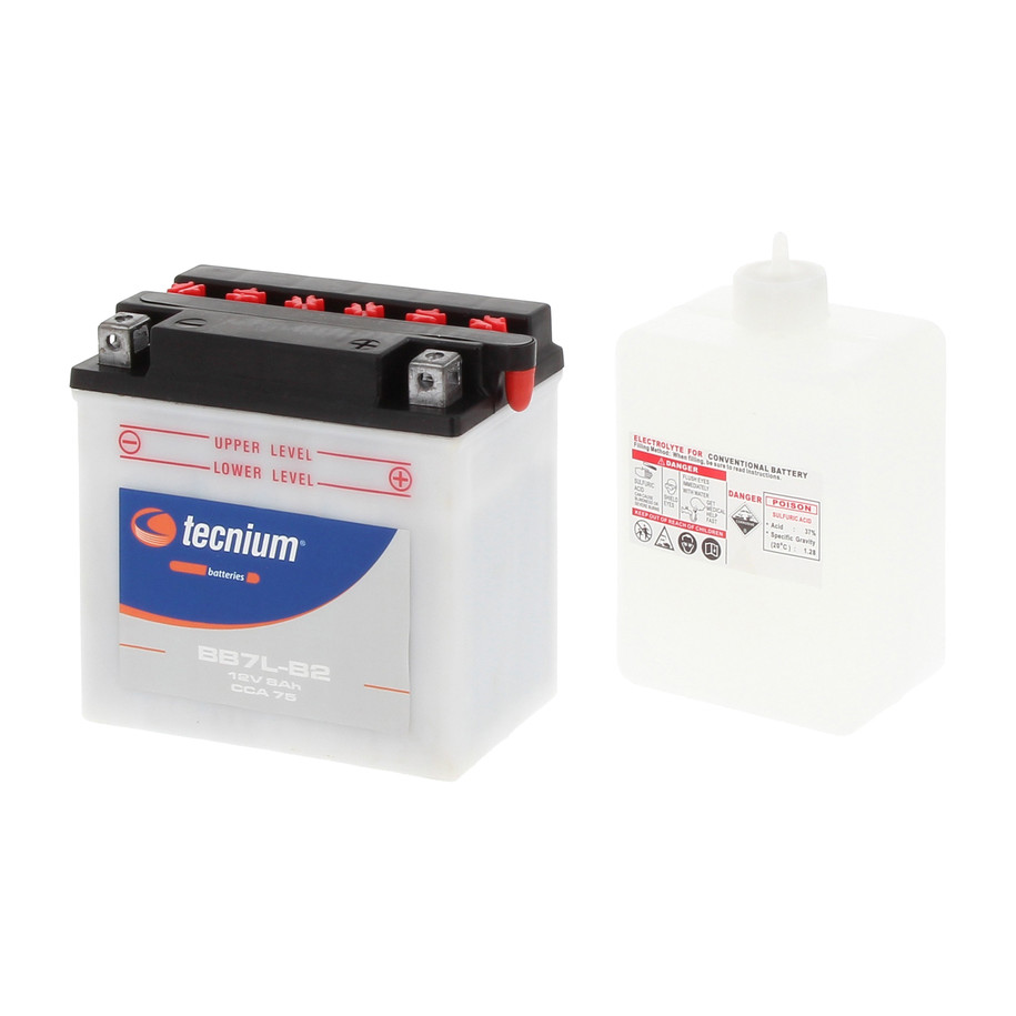 Batterie TECNIUM conventionnelle avec pack acide - BB7L-B2