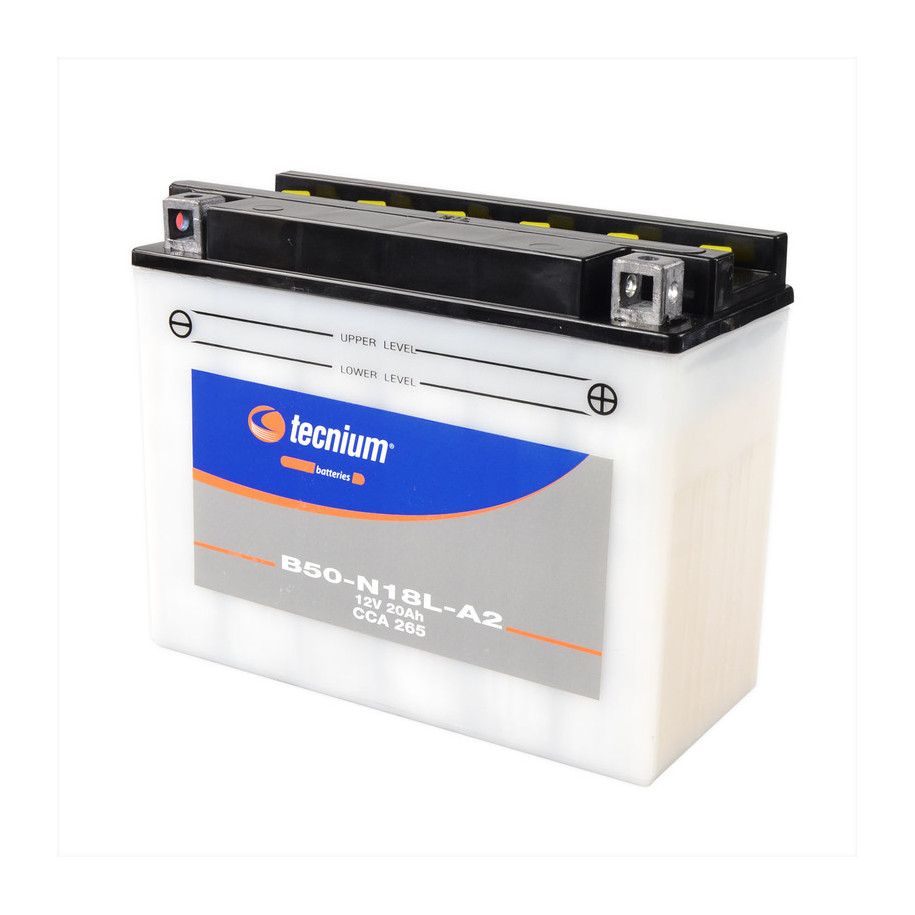 Batterie TECNIUM conventionnelle avec pack acide - B50-N18L-A2