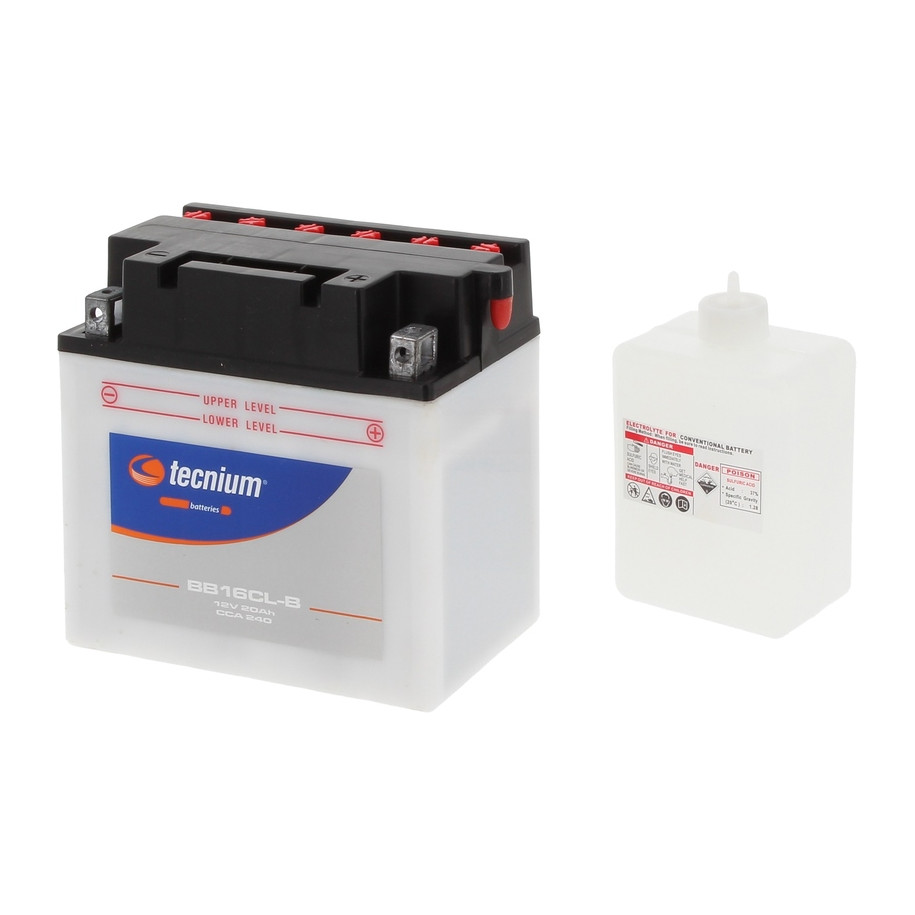 Batterie TECNIUM conventionnelle avec pack acide - BB16CL-B