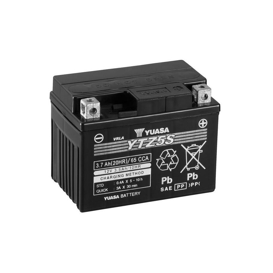 Batterie YUASA W/C sans entretien activé usine - YTZ5S