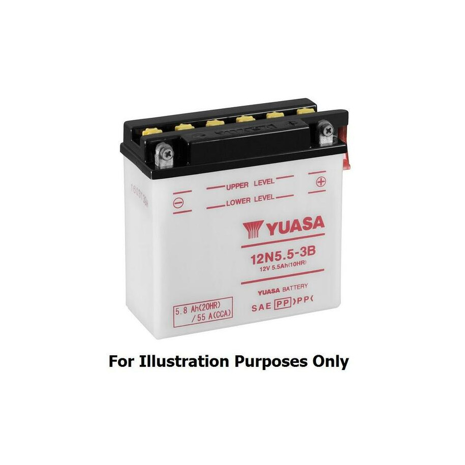Batterie YUASA conventionnelle sans pack acide - 12N24-3A