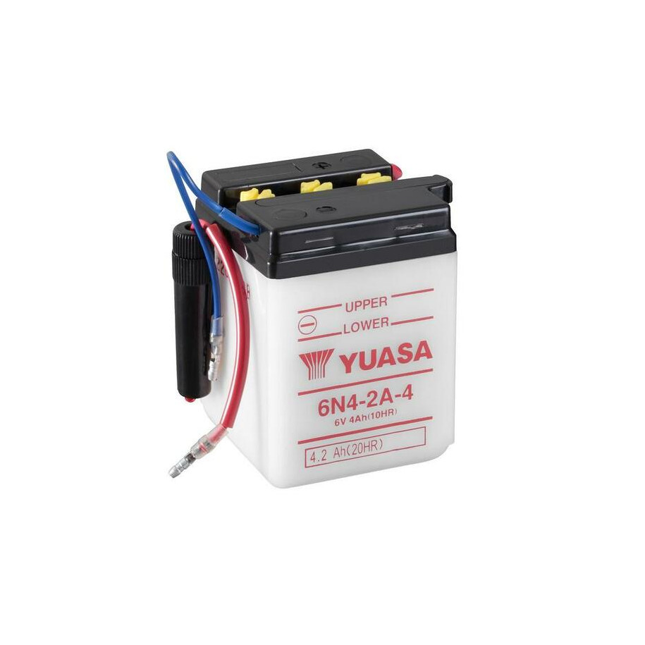 Batterie YUASA conventionnelle sans pack acide - 6N4-2A-4