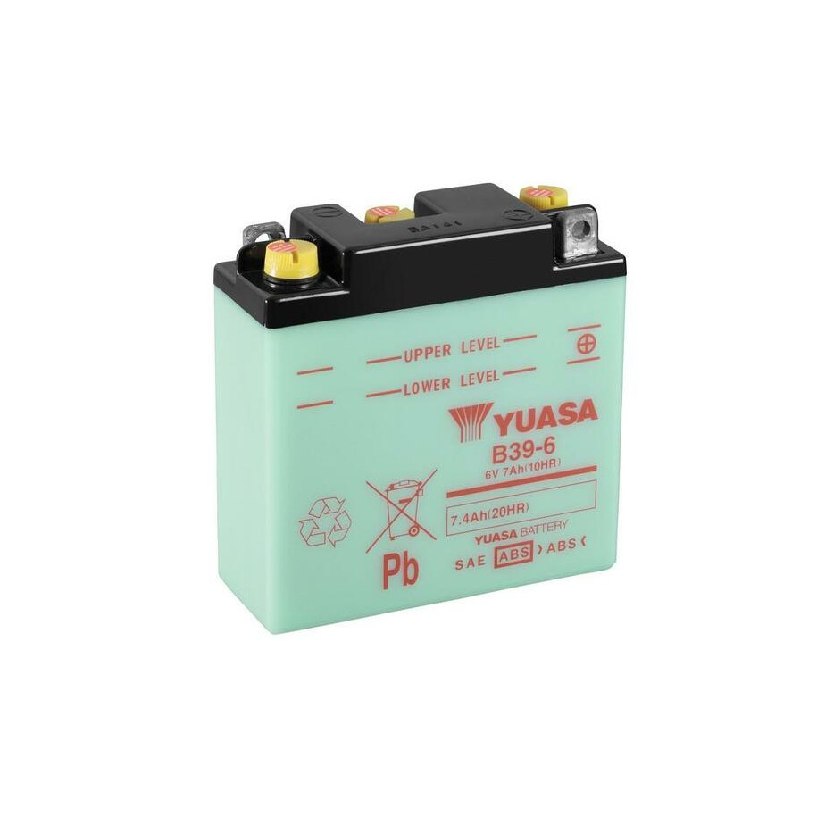 Batterie YUASA conventionnelle sans pack acide - B39-6