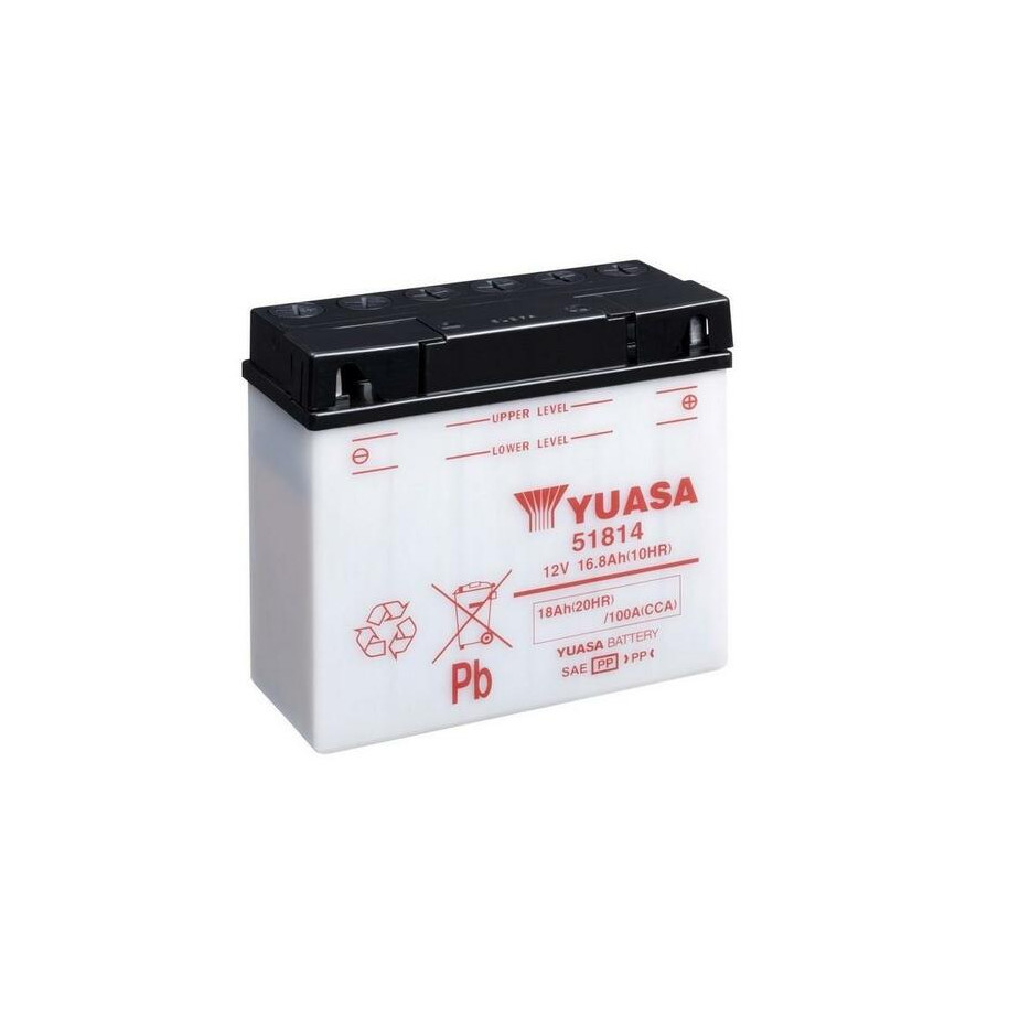 Batterie YUASA conventionnelle sans pack acide - 51814