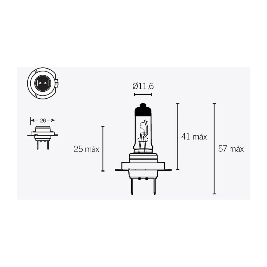 Ampoule V PARTS H7 12V 55W