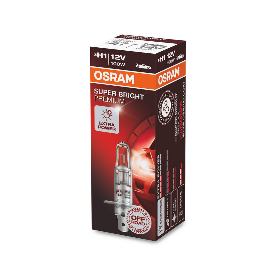 Ampoule OSRAM Super Bright H1 12V/55W - X1