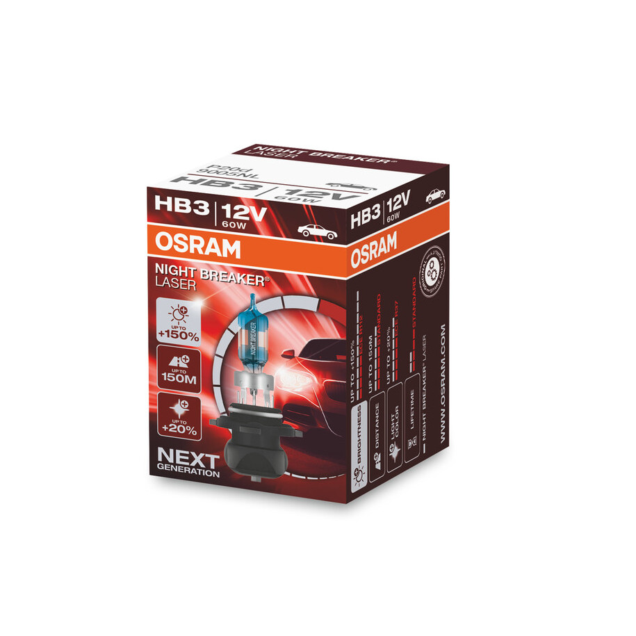 Ampoule OSRAM Night Breaker Laser HB3 12V/60W - X1