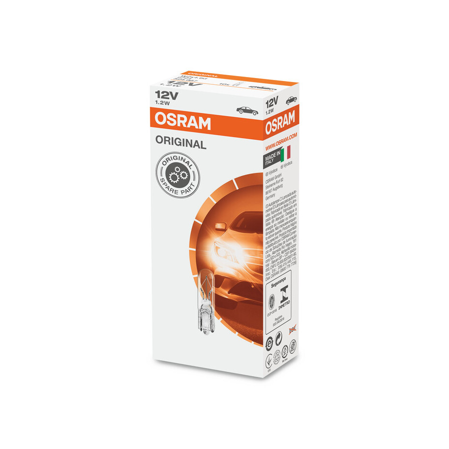 Ampoule OSRAM Original Line 12V 1,2W - x10