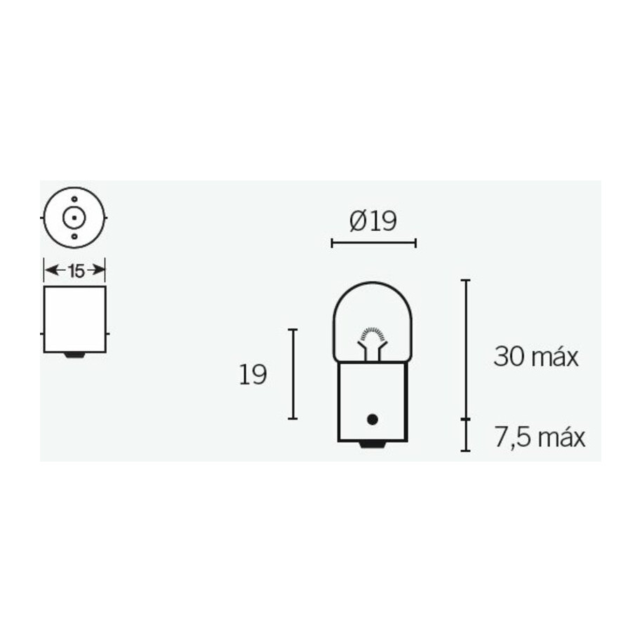 Ampoule TECNIUM R5 12V 5W - x10