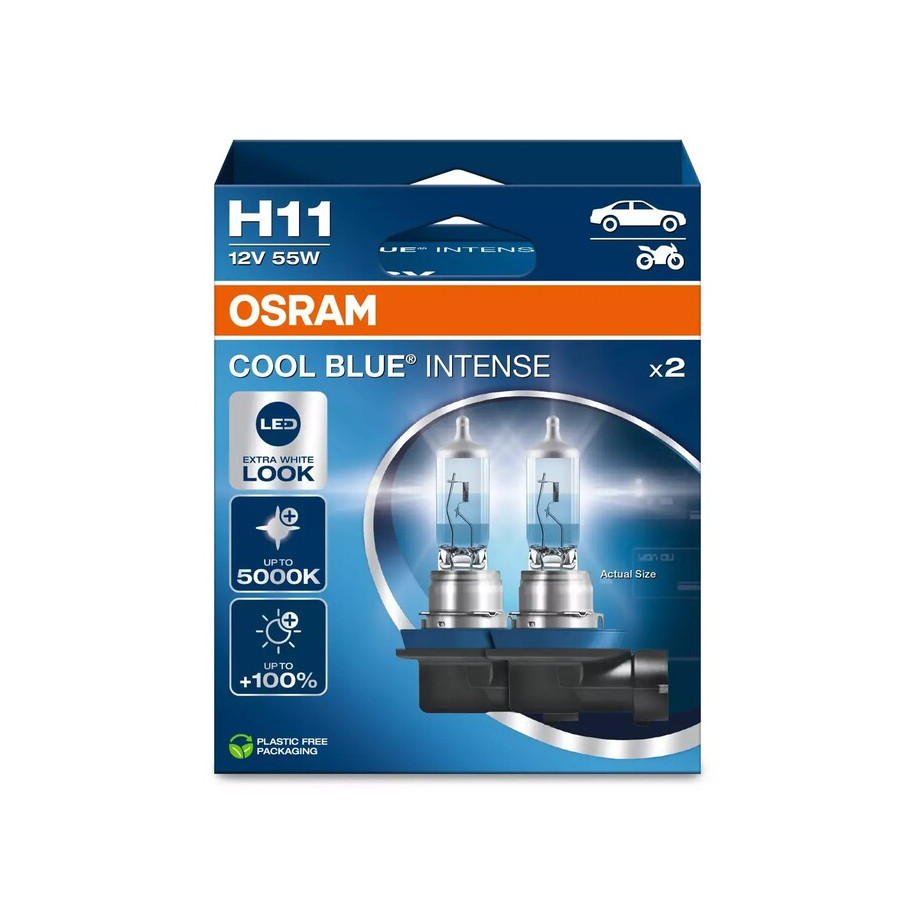 Ampoule OSRAM Cool Blue Intense Bulb H2 12V/55W - x2