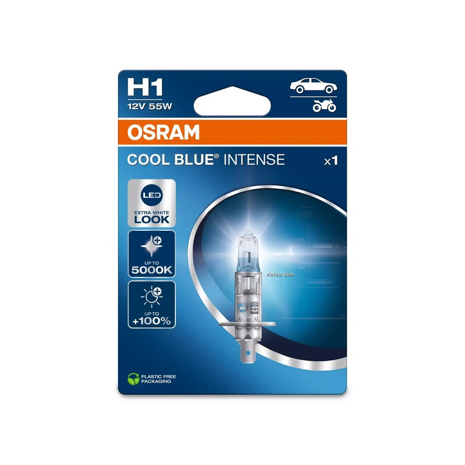 Ampoule OSRAM Cool Blue Intense Bulb H1 12V/55W - x1