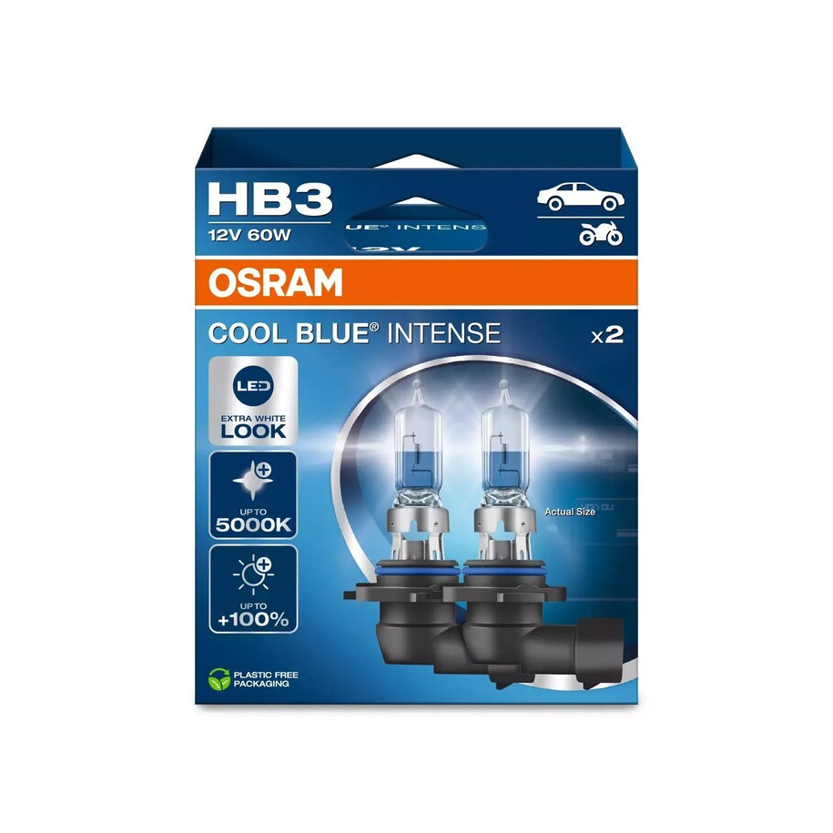 Ampoule OSRAM Cool Blue Intense HB3 12V/60W - X2