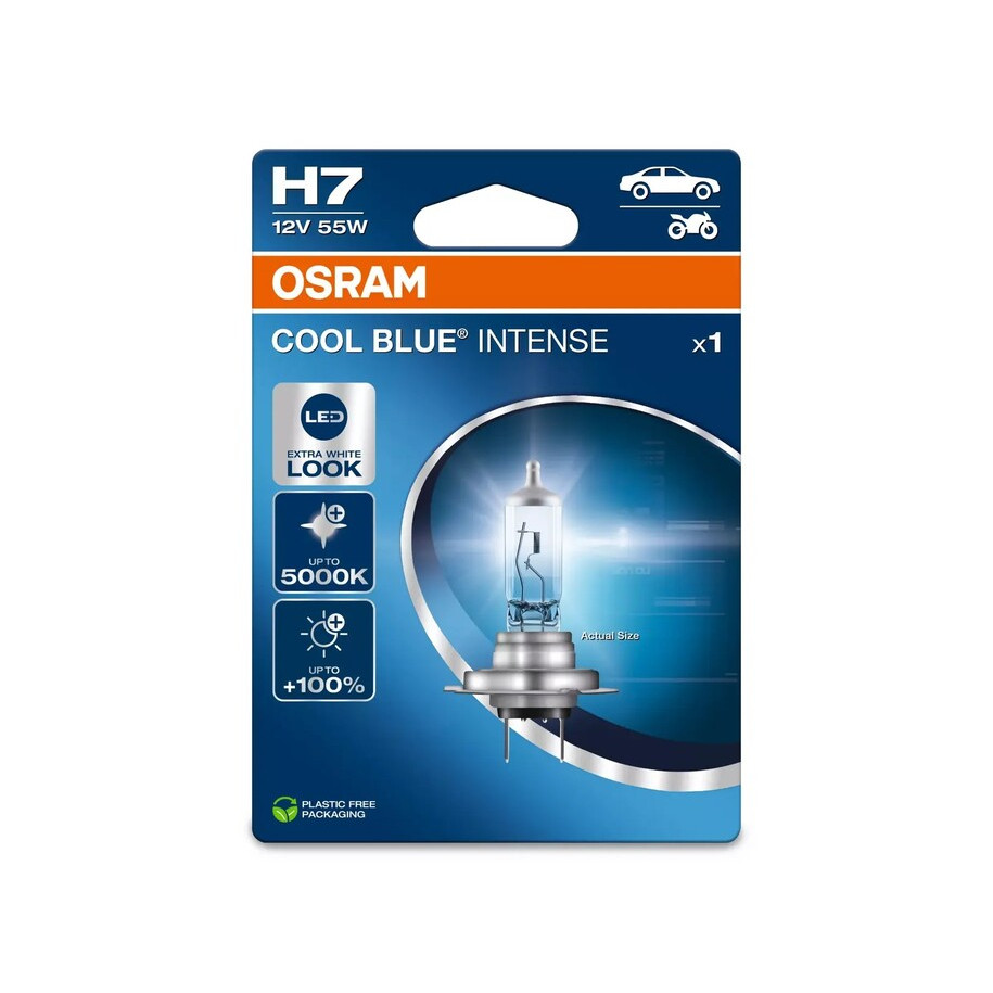 Ampoule OSRAM Cool Blue Intense H7 12V/55W - X1