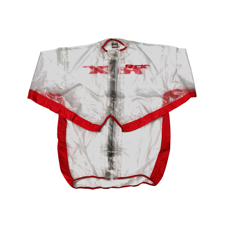 Veste de pluie RFX sport (Transparent/Rouge) - taille XL