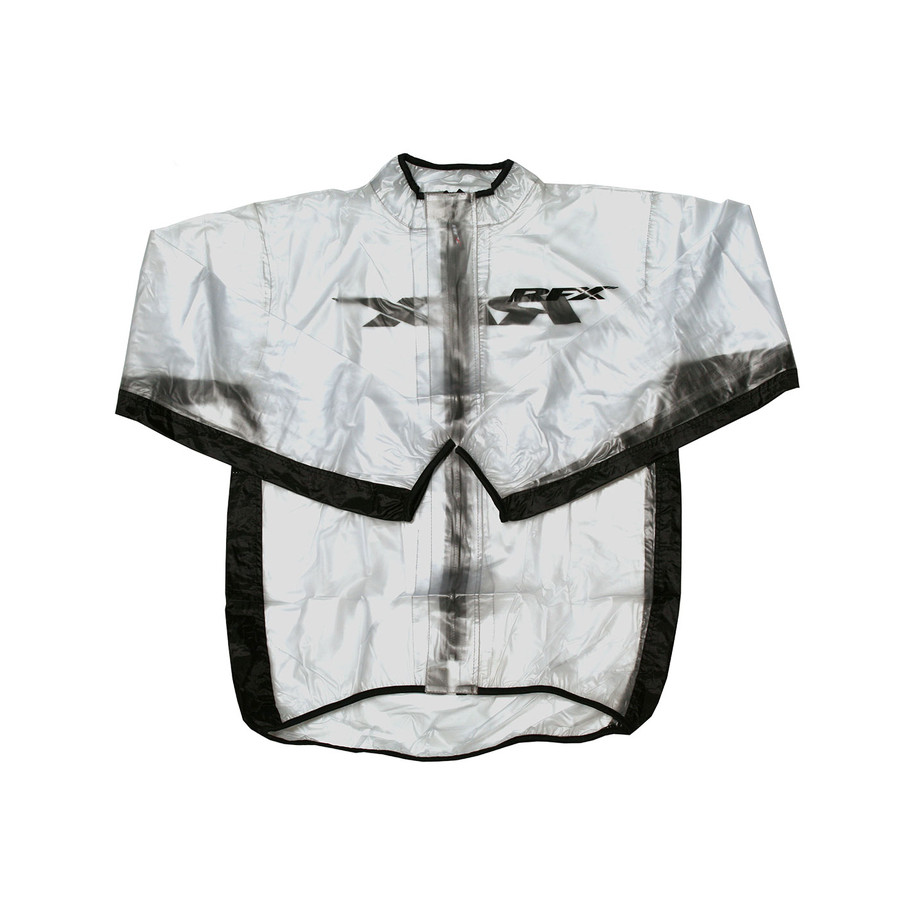 Veste de pluie RFX sport (Transparent/Noir) - taille enfant XL (12-14 ans)