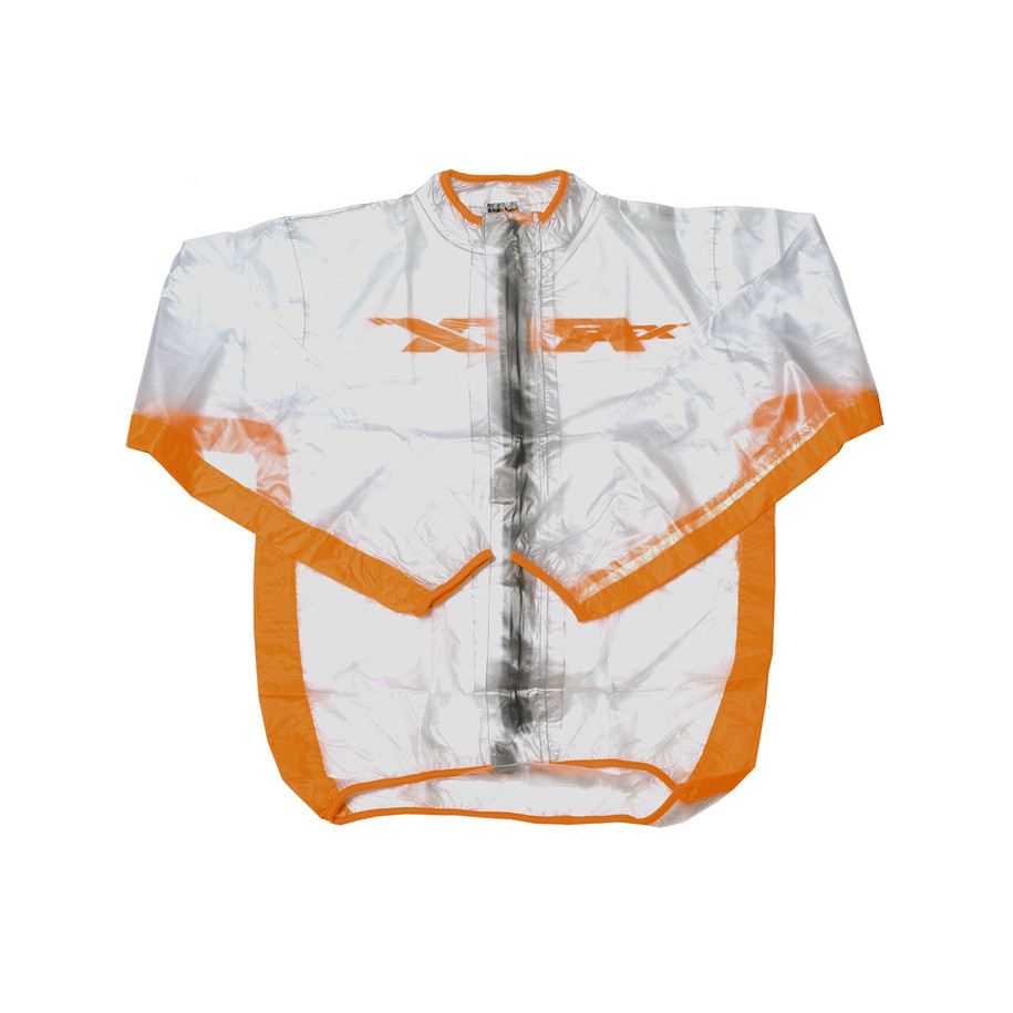 Veste de pluie RFX sport (Transparent/Orange) - taille enfant XL (12-14 ans)
