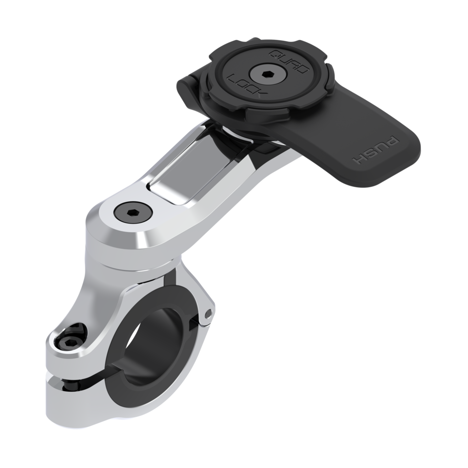 Support de montage guidon QUAD LOCK Pro Chrome