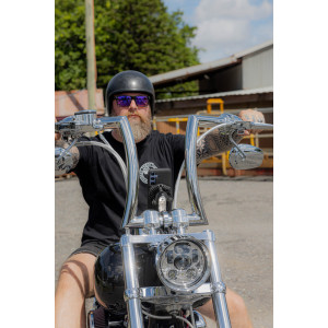 Support de montage guidon QUAD LOCK Pro Chrome - large pour guidons FATBAR / spécial CUSTOM