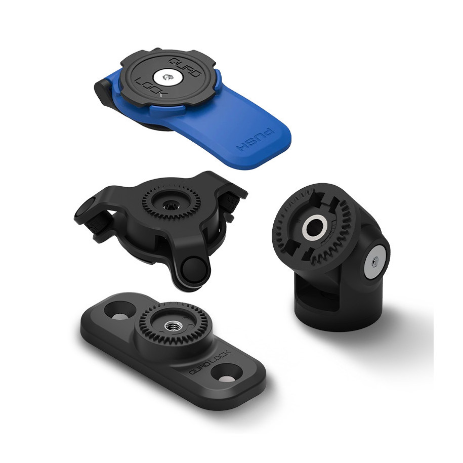 Kit de montage scooter QUAD LOCK 360 - base/adaptateur/support + amortisseur de vibrations