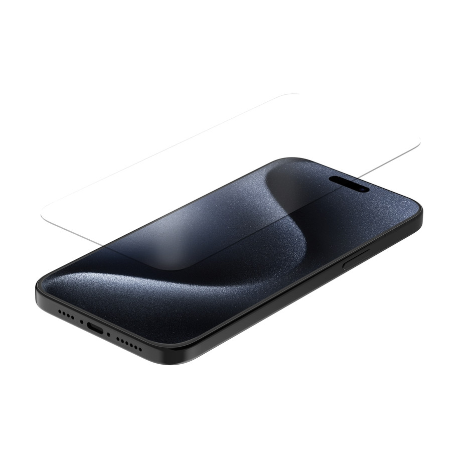 Protection d'écran QUAD LOCK verre trempé - iPhone 15 Plus/15 Pro Max