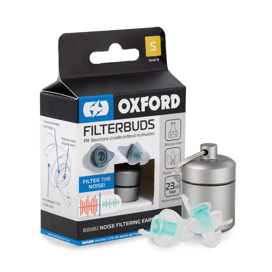 Bouchons d'oreille anti-bruit réutilisables OXFORD petite taille
