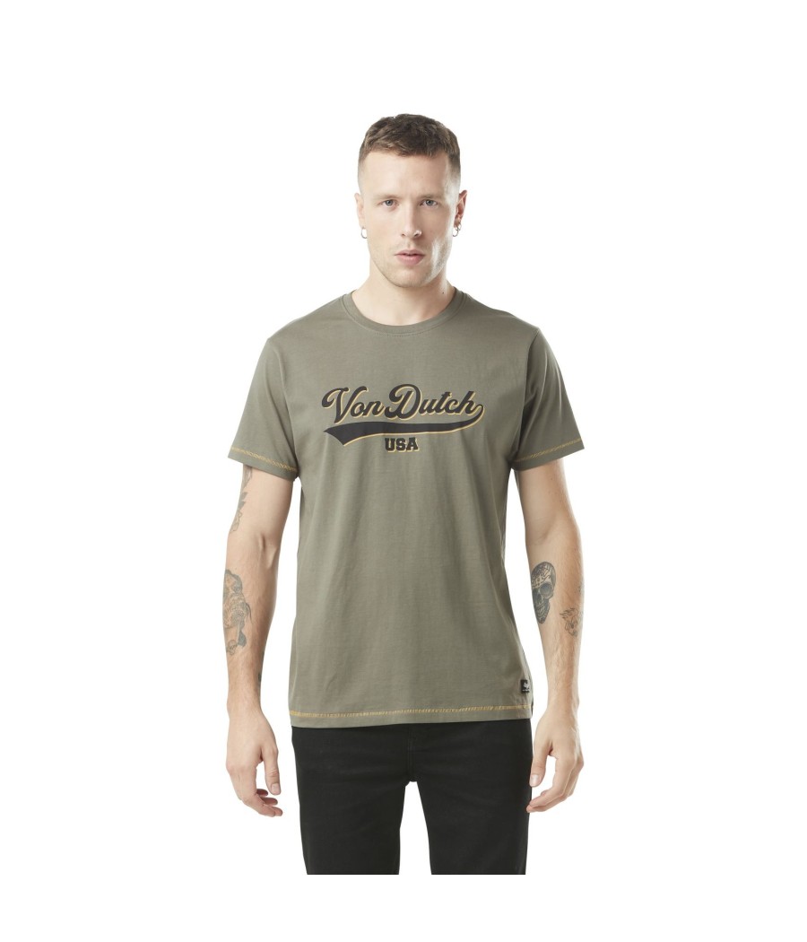 VON DUTCH TEE SHIRT KAKI