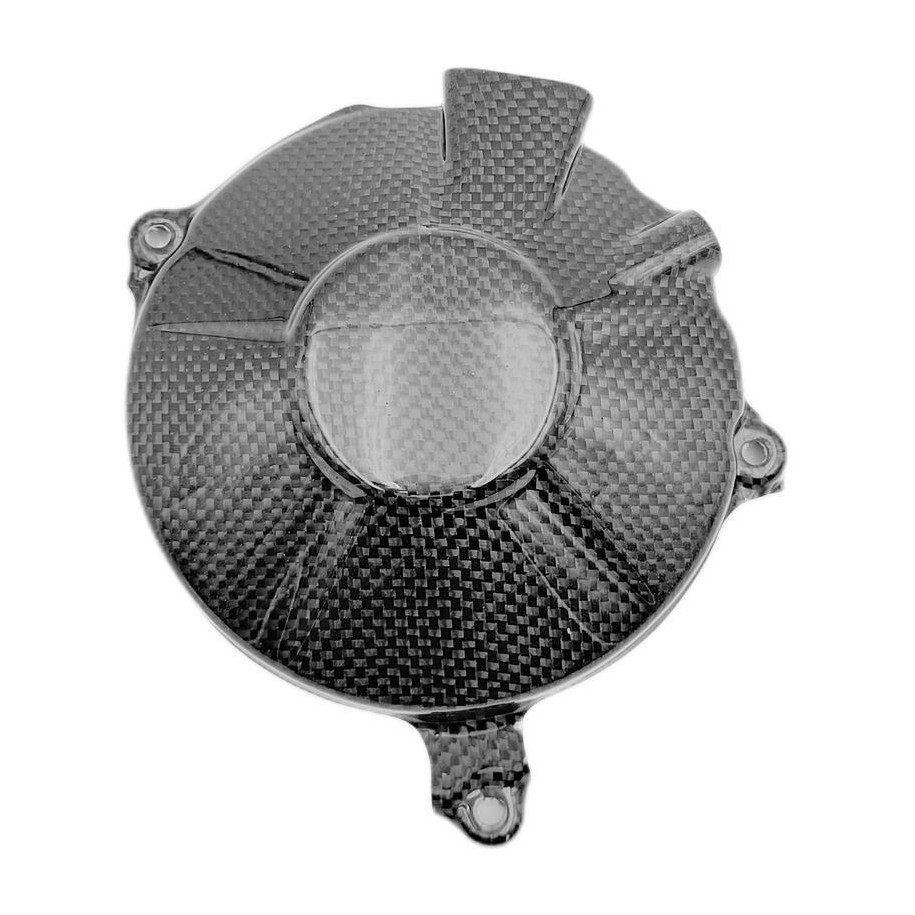 Couvercle de carter d'alternateur LIGHTECH carbone brillant