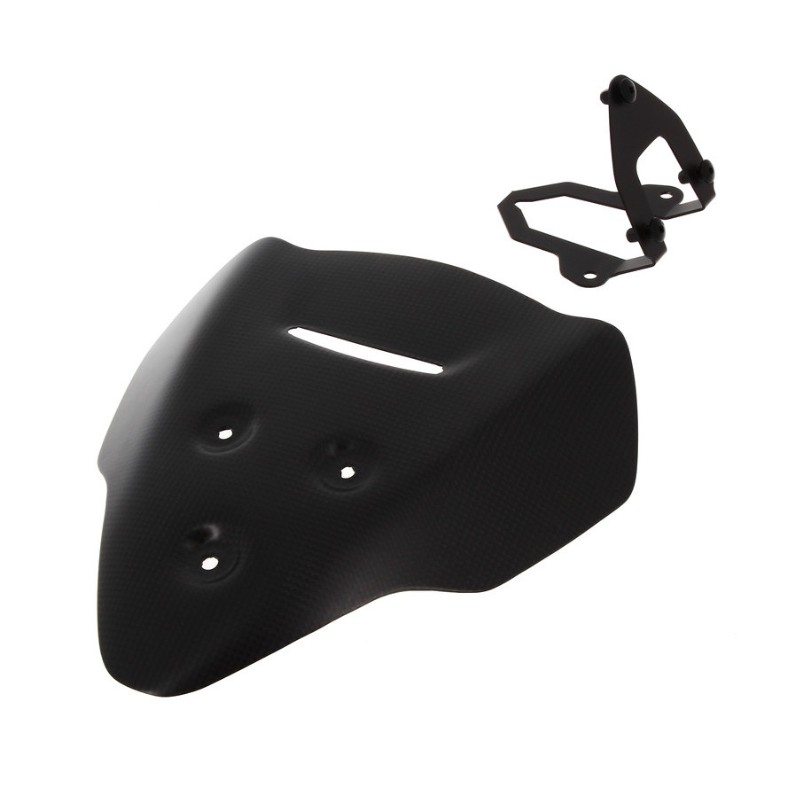 Couvercle de support de compteur LIGHTECH carbone mat