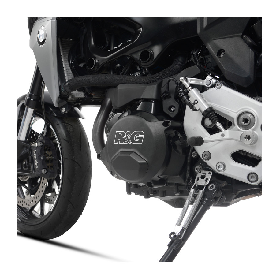 Kit de couvre-carter moteur (alternateur/embrayage) R&G RACING PRO noir