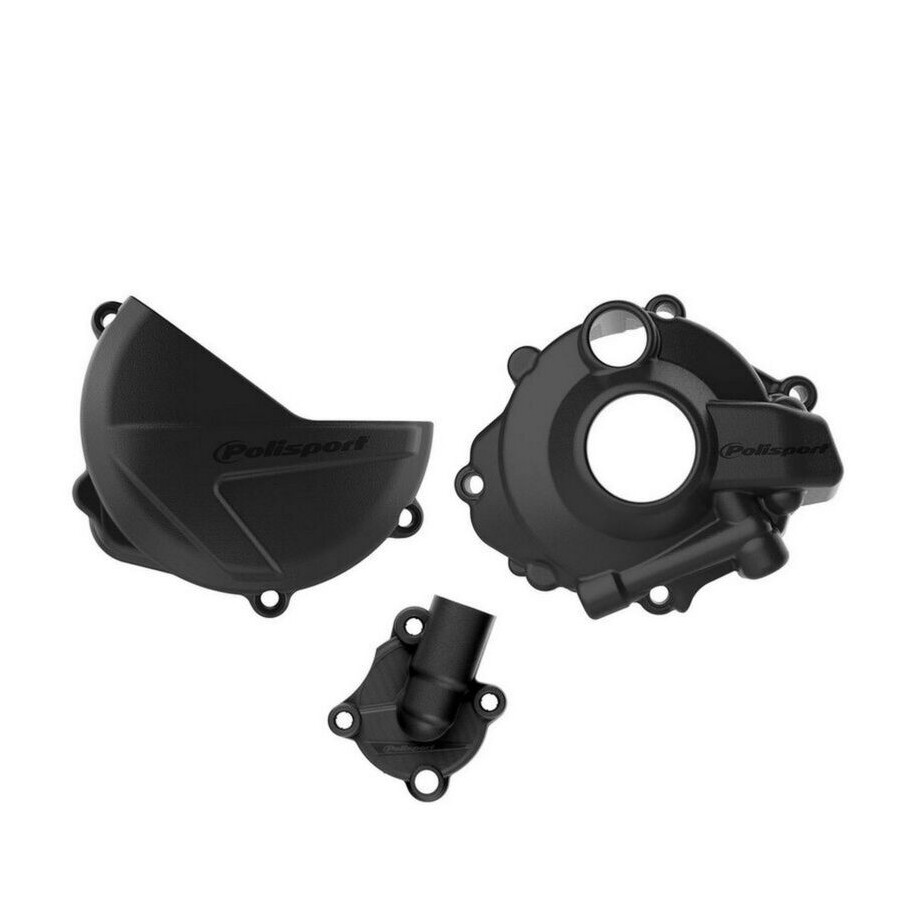 kit protection de carter d'embrayage, d'allumage et de pompe à eau POLISPORT - Honda CRF 250 R (18-22)