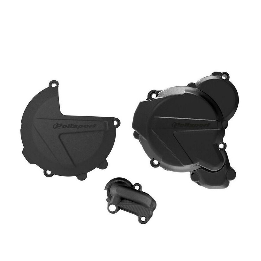 kit protection de carter d'embrayage, d'allumage et de pompe à eau POLISPORT - KTM 250 / 300 EXC / XC-W (17-22)
