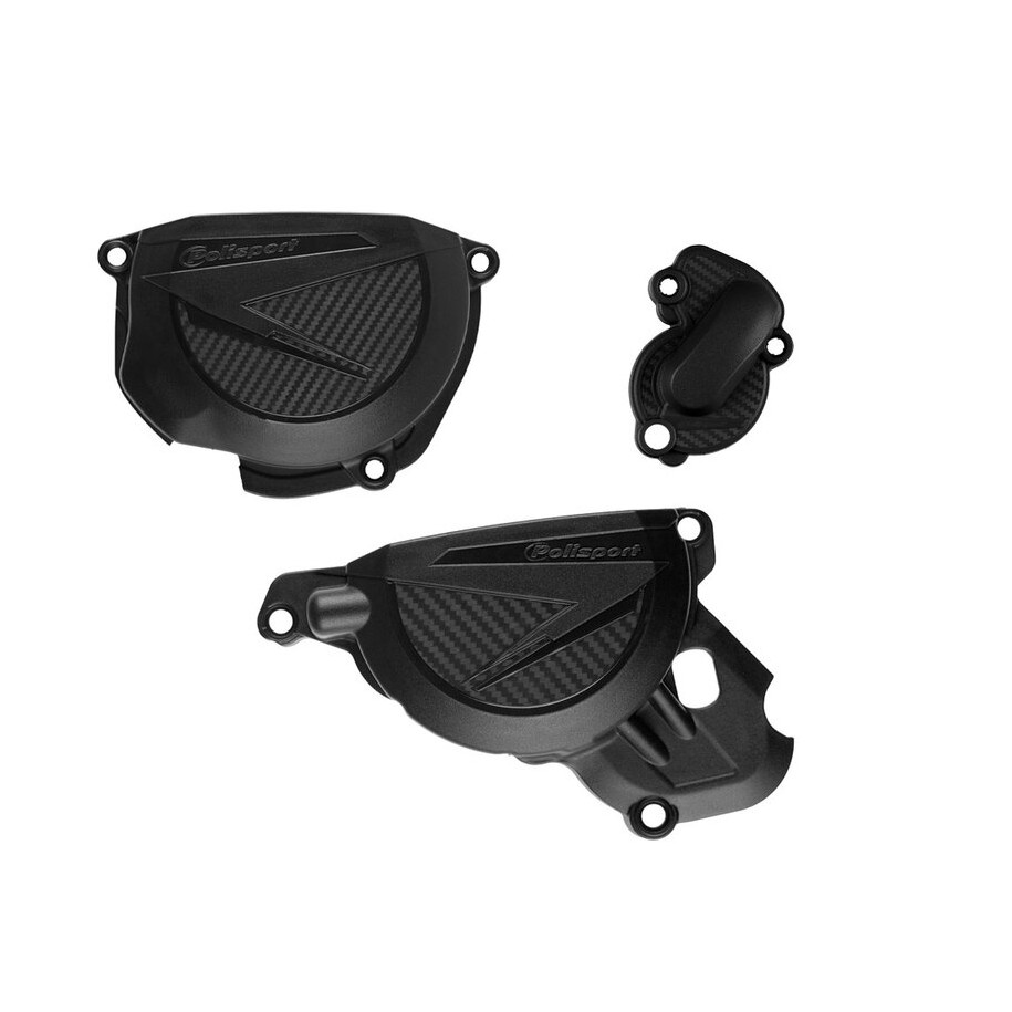 Kit de protections de carters d'embrayage et d'allumage POLISPORT