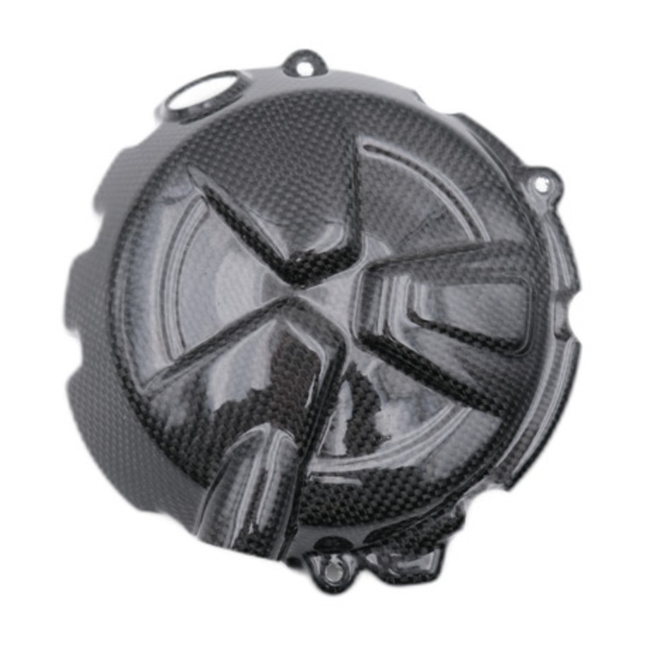 Couvre-carter embrayage LIGHTECH carbone brillant