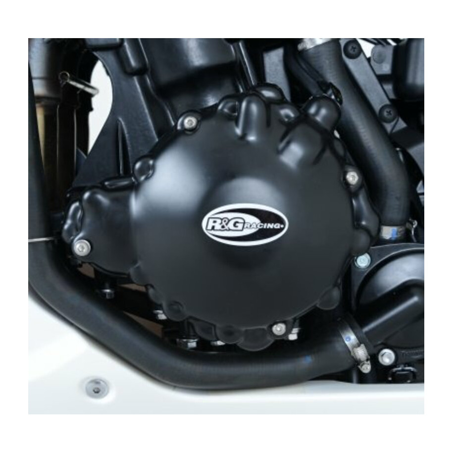 Couvre-carter gauche R&G RACING noir Triumph Speed Triple