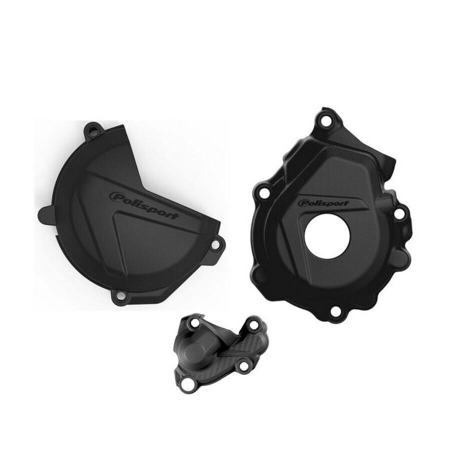kit protection de carter d'embrayage, d'allumage et de pompe à eau POLISPORT - KTM 250 / 350 XC-F / SX-F