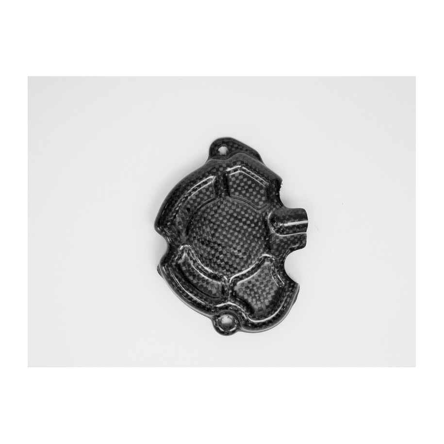 Couvre carter allumage LIGHTECH carbone brillant
