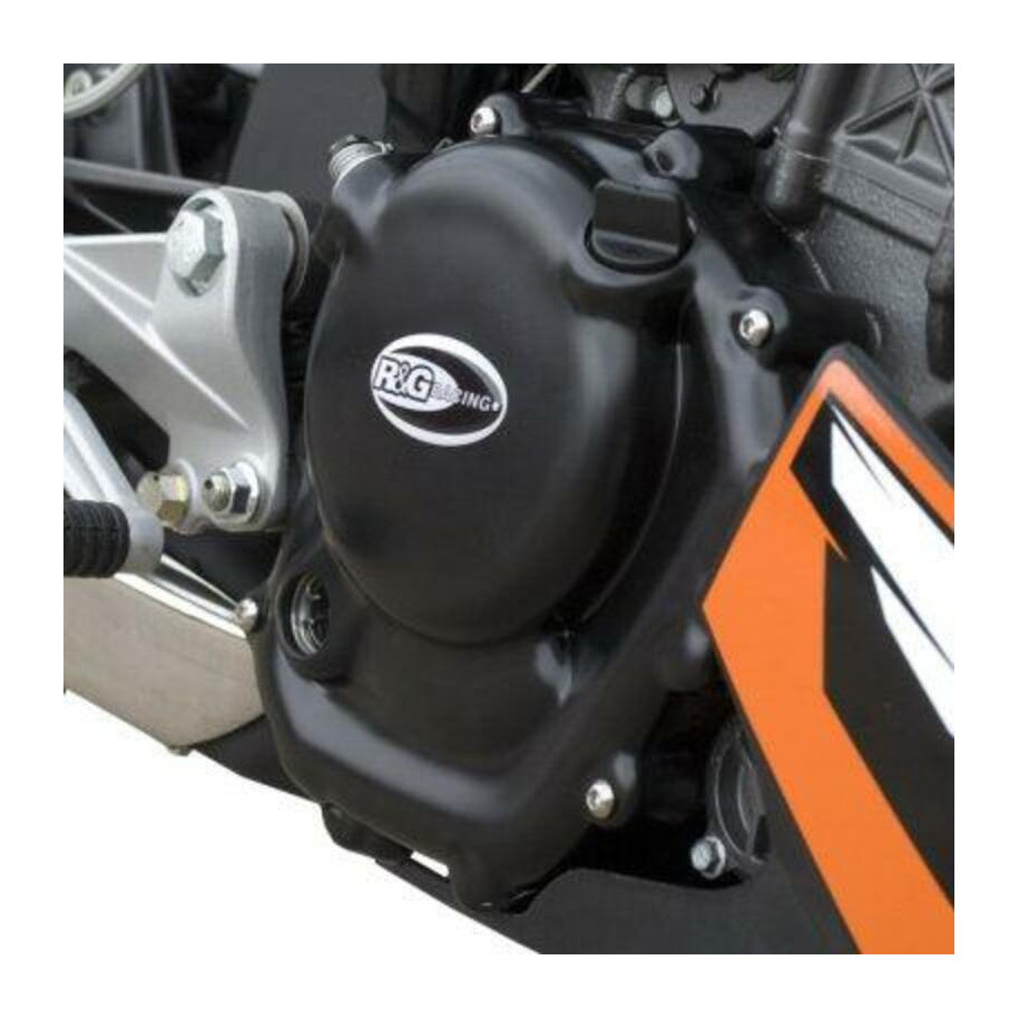 Couvre-carter droit R&G RACING noir KTM Duke/RC 125/200