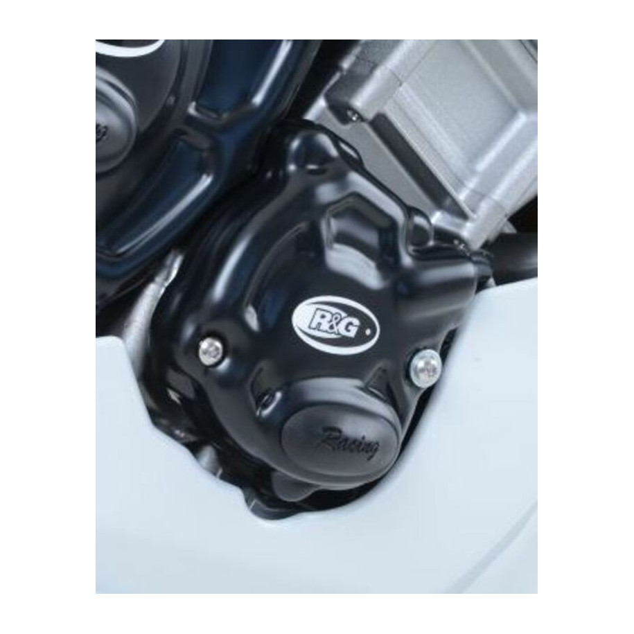 Couvre carter R&G RACING Race Series droit (pompe à huile) noir Yamaha R1