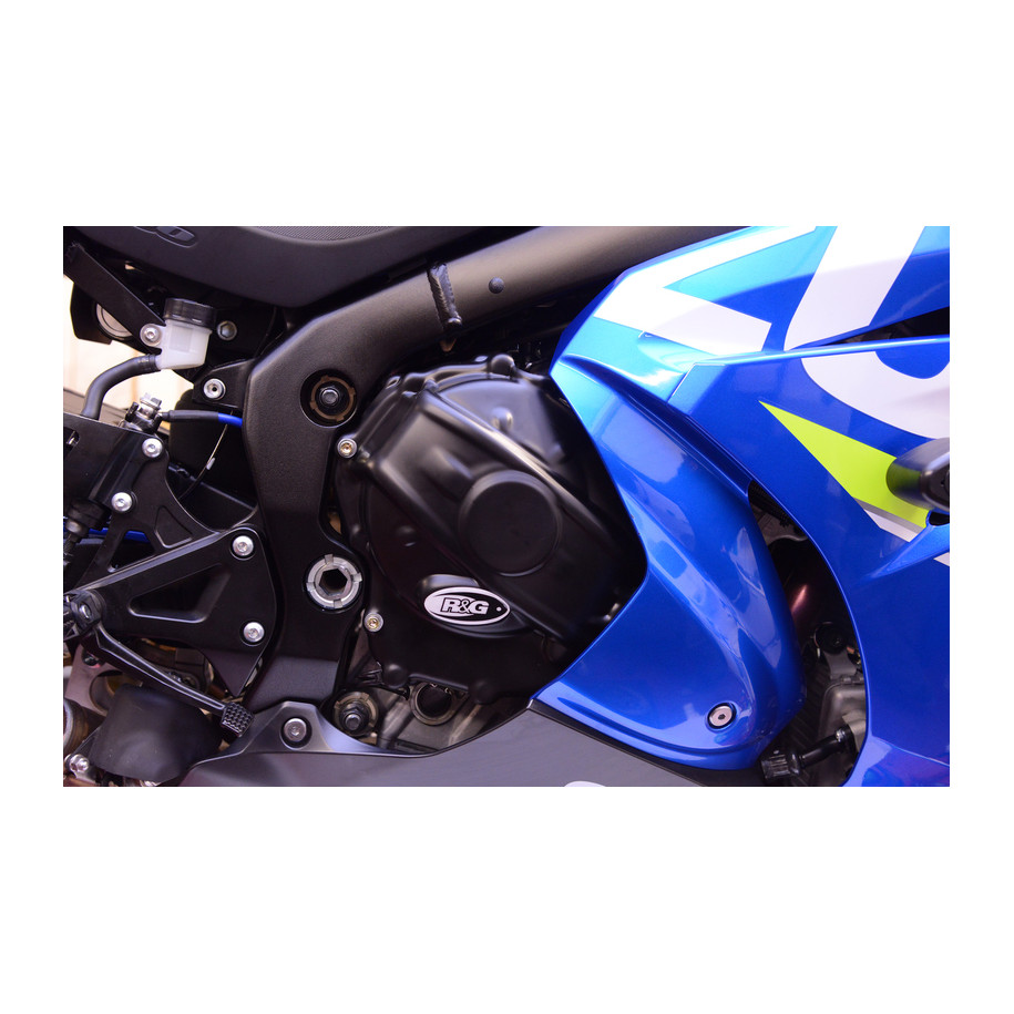 Couvre-carter droit (embrayage) R&G RACING noir Suzuki GSX-R1000