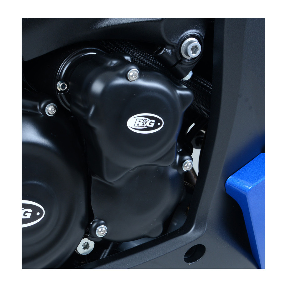 Couvres-carter droit (démareur & pompe à eau) R&G RACING noir Suzuki GSX1000S