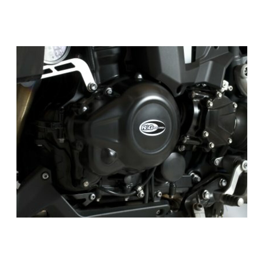 Couvre-carter gauche R&G RACING noir Triumph Tiger 1200 Explorer